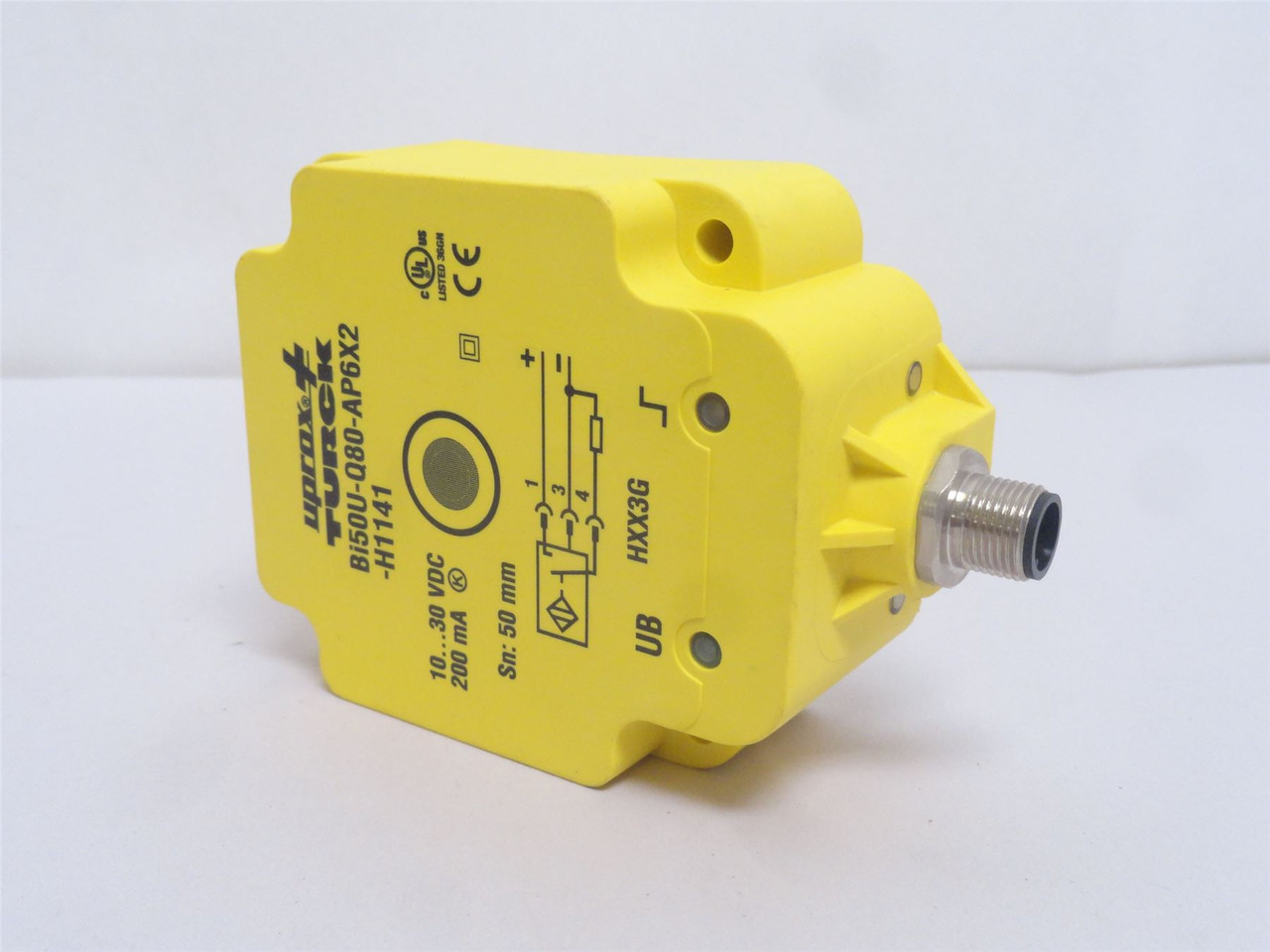 Turck BI50U-Q80-AP6X2-H1; Proximity Sensor 1608940; 10-30VDC