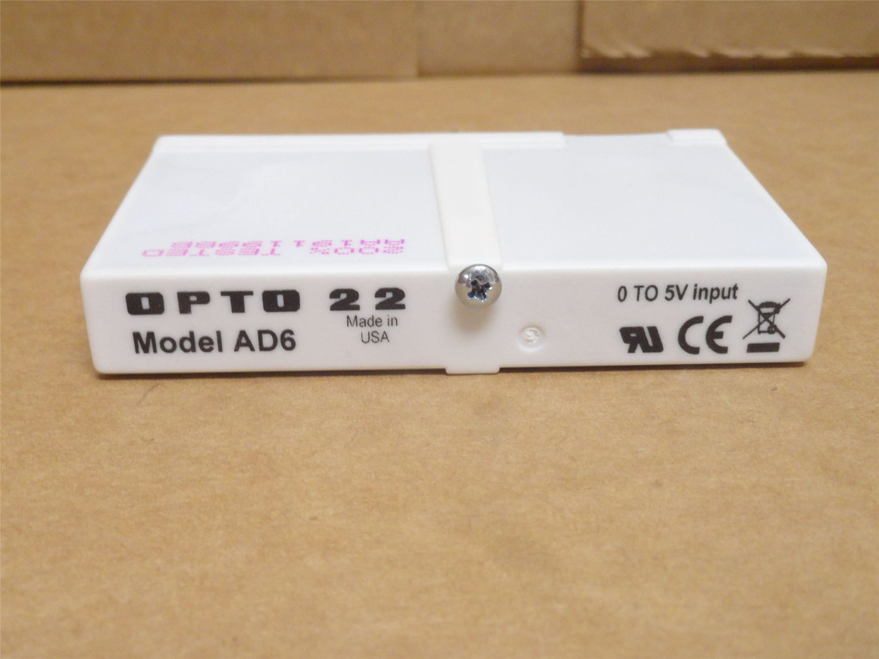Opto 22 AD6; I/O Module 0-5VDC Output