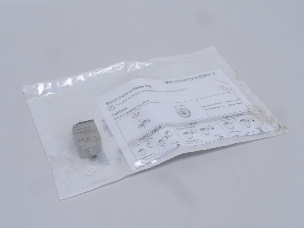 Automation Direct FMRR-0N-0F; Photo Sensor; SS-316; 10-30VDC