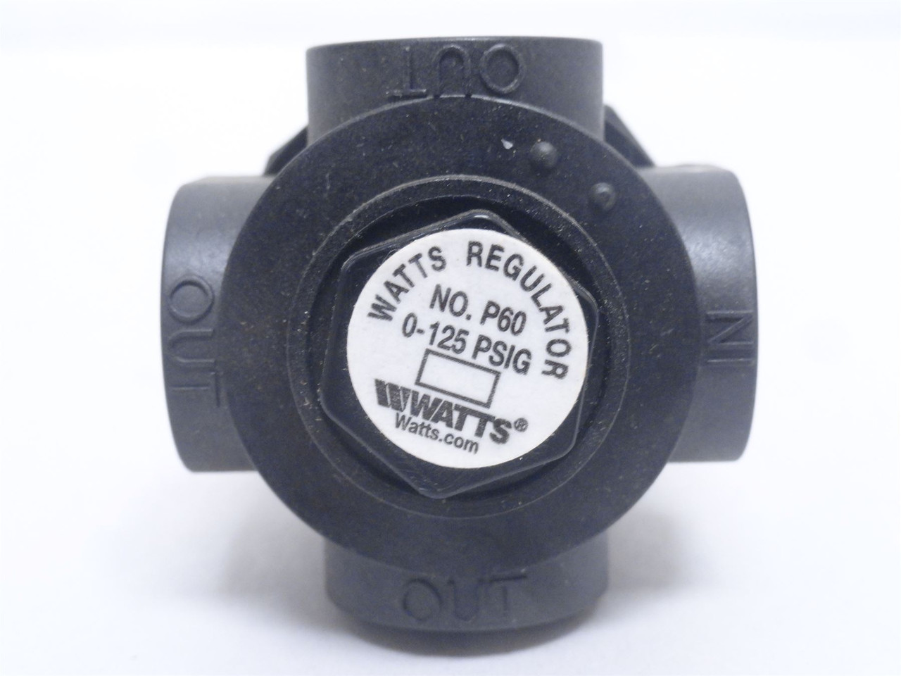 Watts P60; Pressure Regulator; 0-125PSIG; 1/4NPT