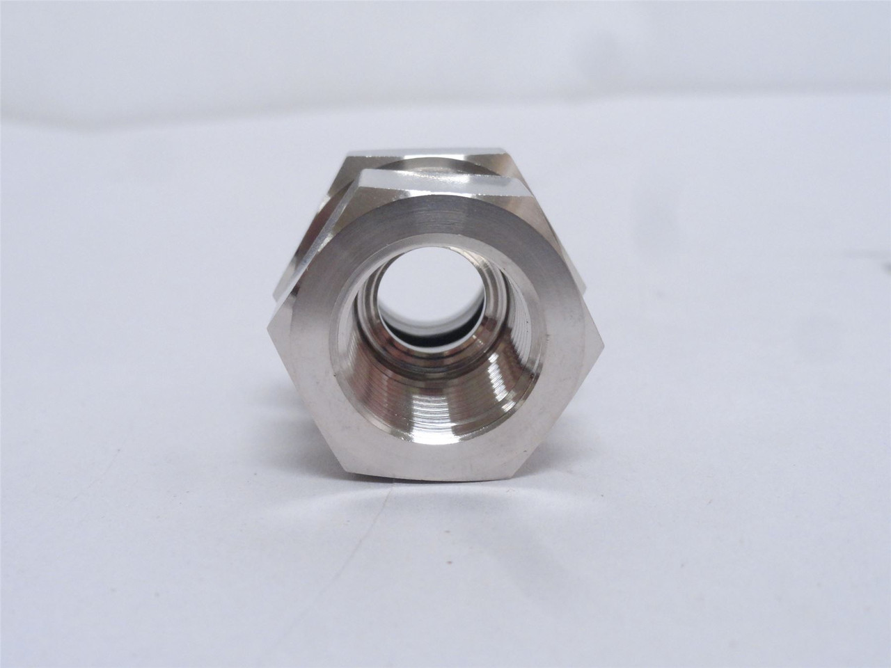 SMC KQG2E13-N03; Push-In Straight Tube Fitting; SS-316; 1/2"
