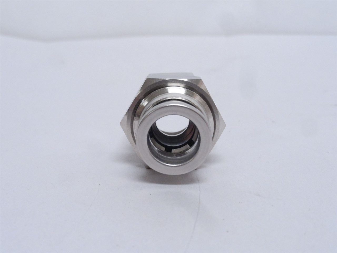 SMC KQG2E13-N03; Push-In Straight Tube Fitting; SS-316; 1/2"
