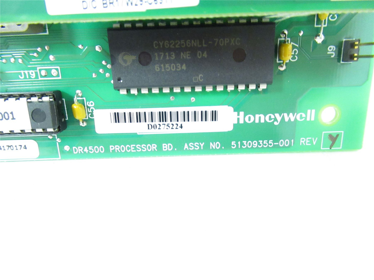 Honeywell 51309355-001; Processor Main Board DR4500 Chart
