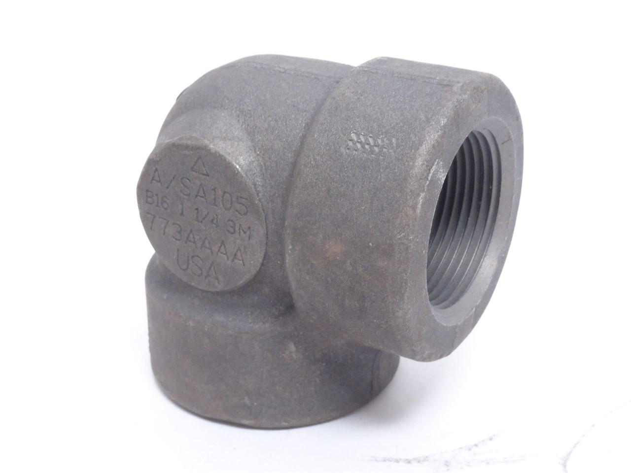 Industry-Std 1MMU7; Black Iron Pipe Elbow; 90Deg; 1-1/4NPT