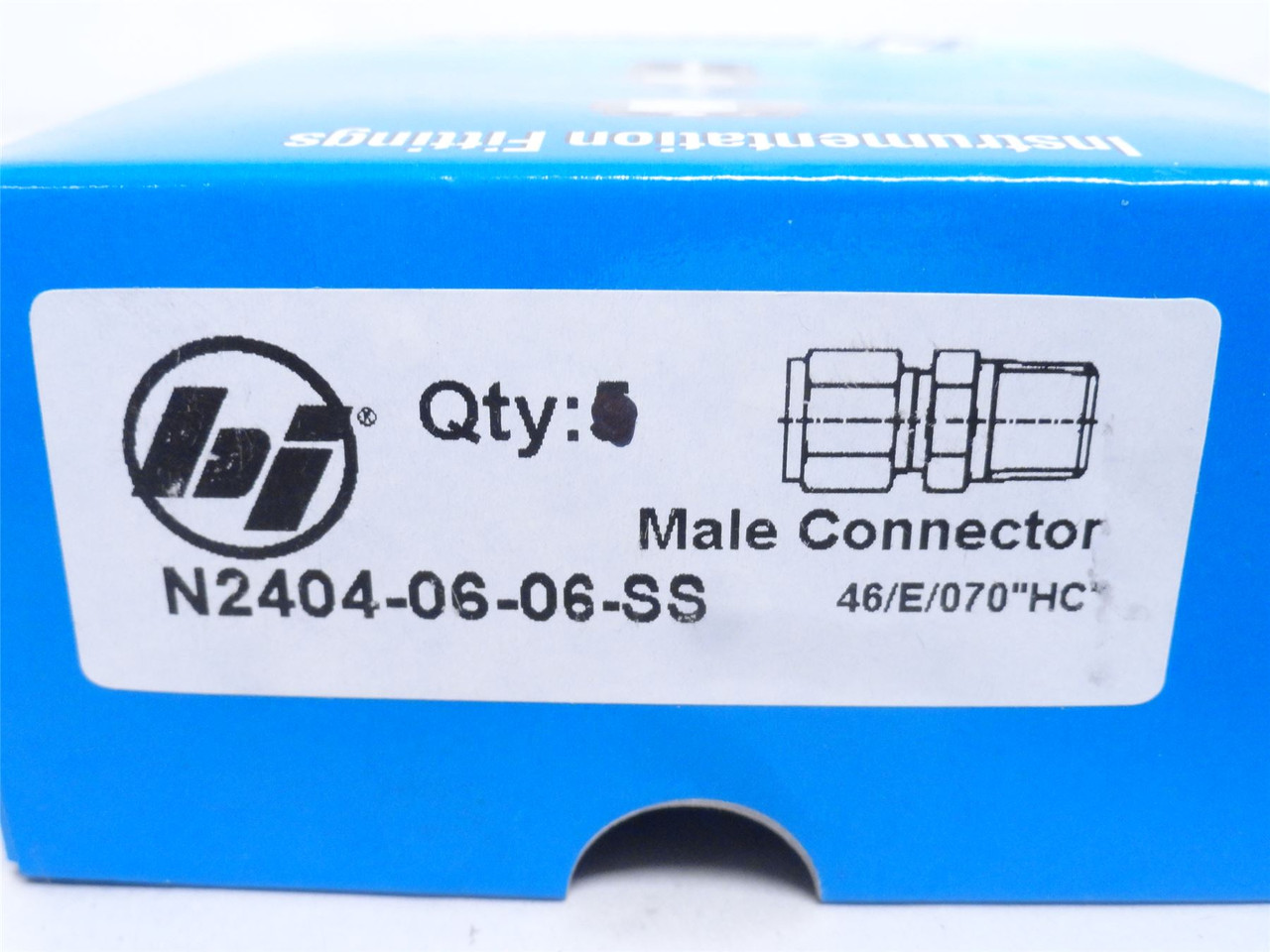 Brennan N2404-06-06-SS; Tube Adapter; SS; 3/8" Tube x 3/8NPT Brennan N2404-06-06-SS; Tube Adapter; SS; 3/8" Tube x 3/8NPT