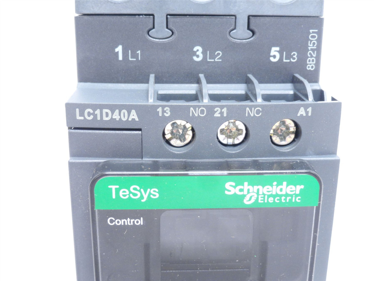 Schneider LC1D40AG7; Contactor; 60A; 3P; 600VAC; Coil: 120VAC