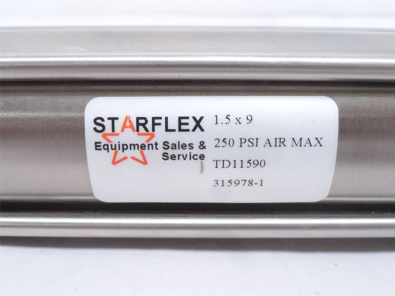 Starflex TD11590; Air Cylinder; SS; 1-1/2"ID x 9" Stroke