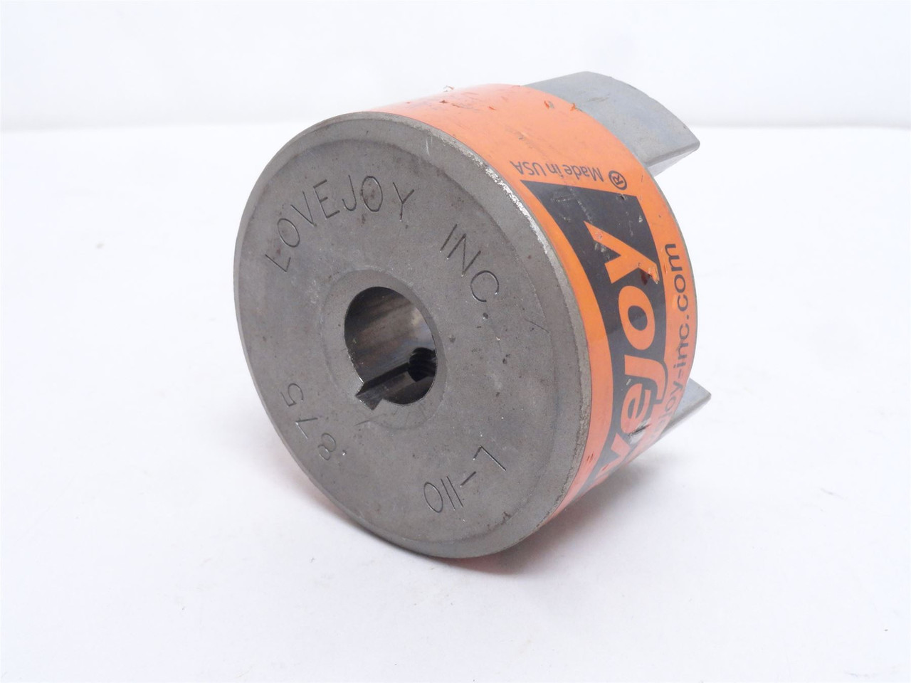 Lovejoy L-110 X 7/8; Jaw Coupler Hub; 7/8" ID; 3.329" OD
