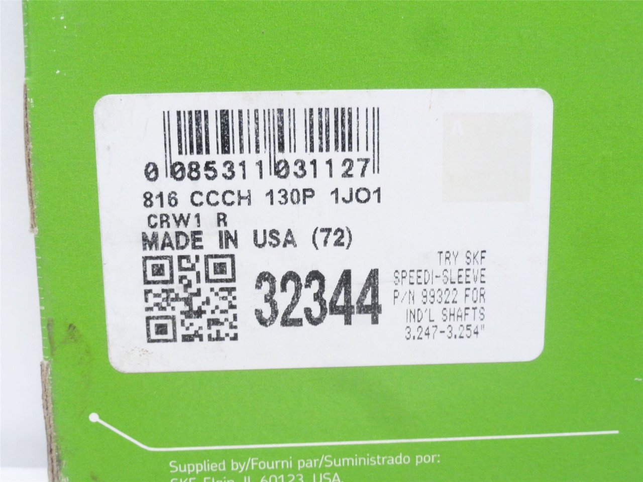 CR 32344; Oil Seal; 3-1/4"ID x 4.003"OD x 3/8" Width