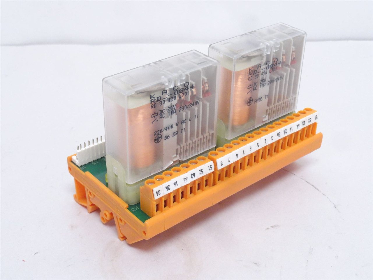 Multivac 107261018; Relay Strip; L1/154;B1/69