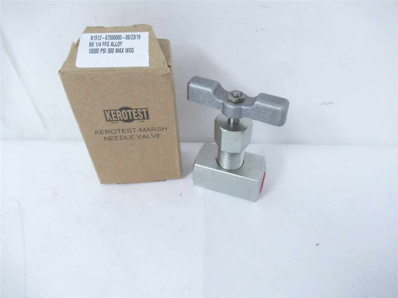 Kerotest N1512-67550000; Needle Valve1/4 FFG 10000 PSI 500WOG