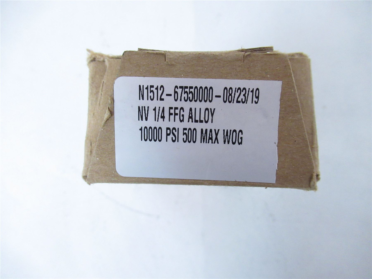 Kerotest N1512-67550000; Needle Valve1/4 FFG 10000 PSI 500WOG