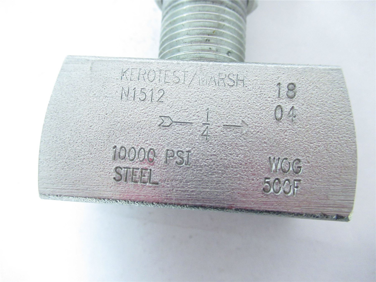Kerotest N1512-67550000; Needle Valve1/4 FFG 10000 PSI 500WOG