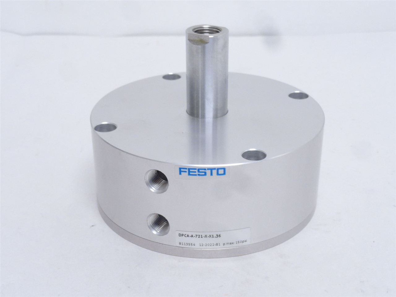 Festo DPCA-A-721-X-X1.36; Pancake Cylinder 8113554; 125PSI Festo DPCA-A-721-X-X1.36; Pancake Cylinder 8113554; 125PSI