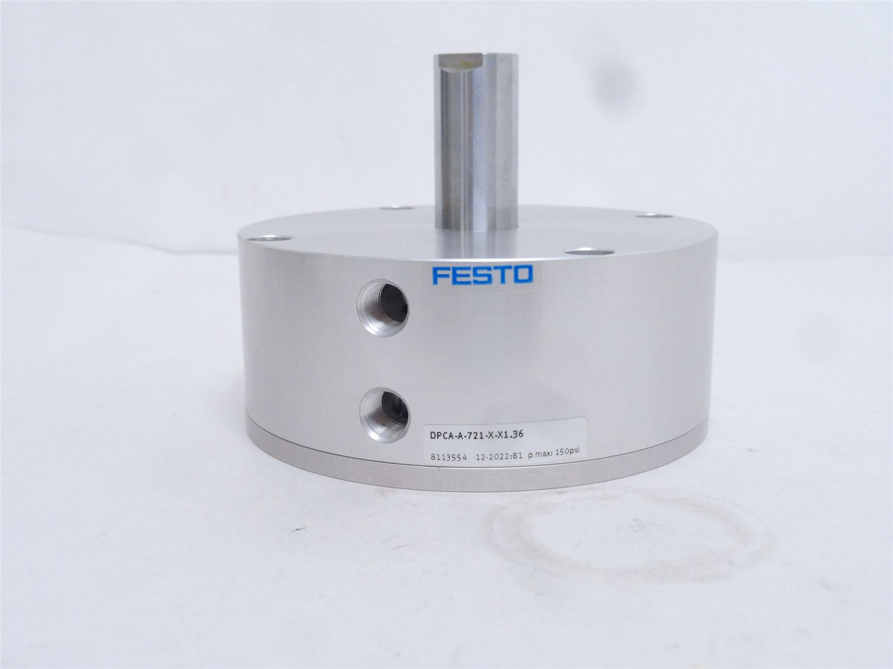 Festo DPCA-A-721-X-X1.36; Pancake Cylinder 8113554; 125PSI Festo DPCA-A-721-X-X1.36; Pancake Cylinder 8113554; 125PSI