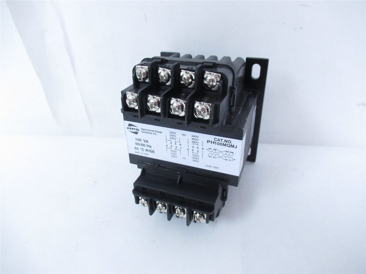 Hammond PH100MQMJ; Transformer100VA Pri:220-480V Sec:110-240V
