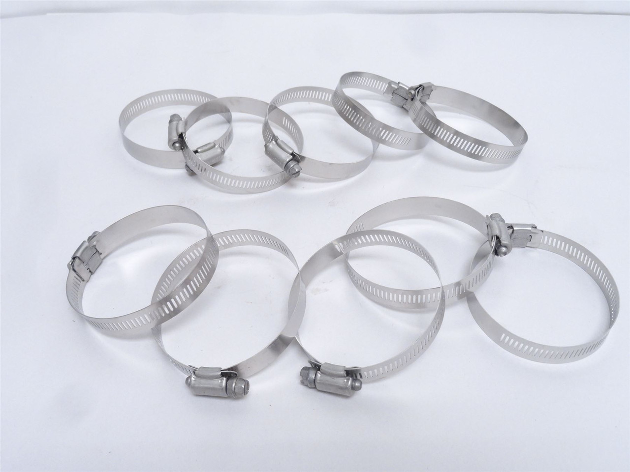 Ideal-Triton 2W405; Box-10 Hose Clamps; SS-201; 1-1/4"-3-1/4"