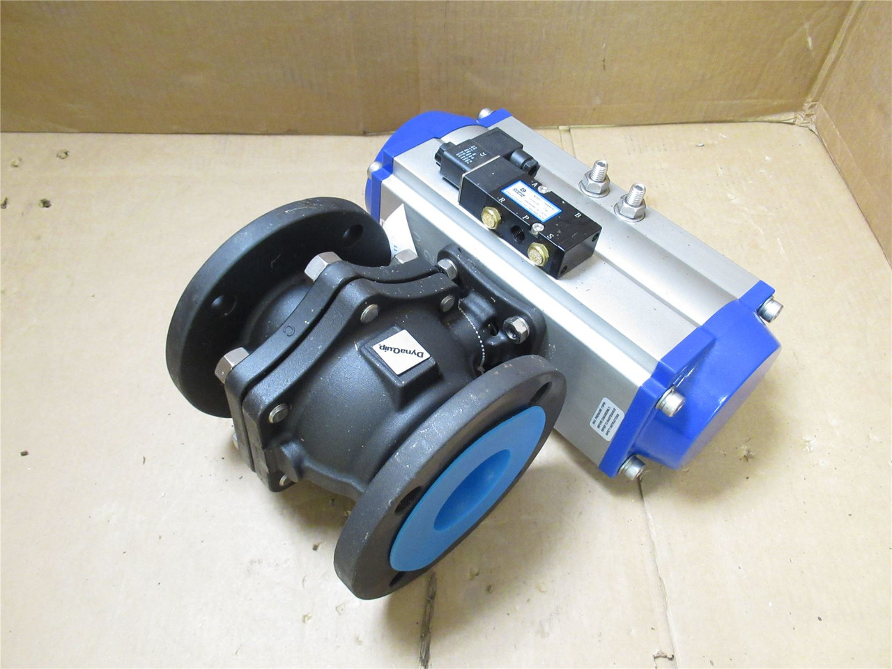 DynaQuip V5C6.EJ; Actuated Flanged Valve; Class: 150; Size 3"