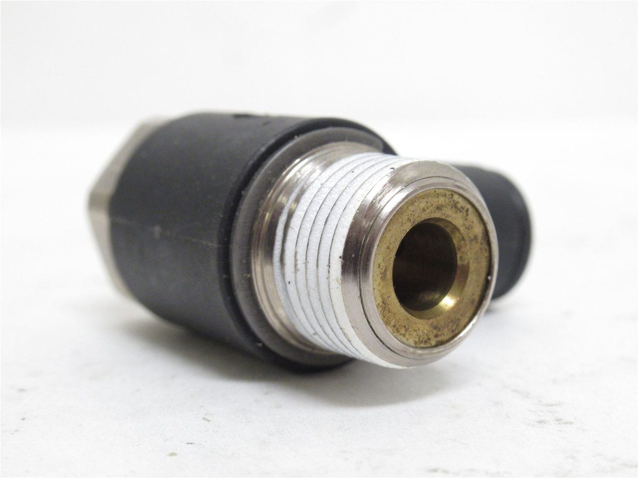 Legris 7015 60 18; Flow Control Valve; 90Deg 3/8"PTC x 3/8NPT