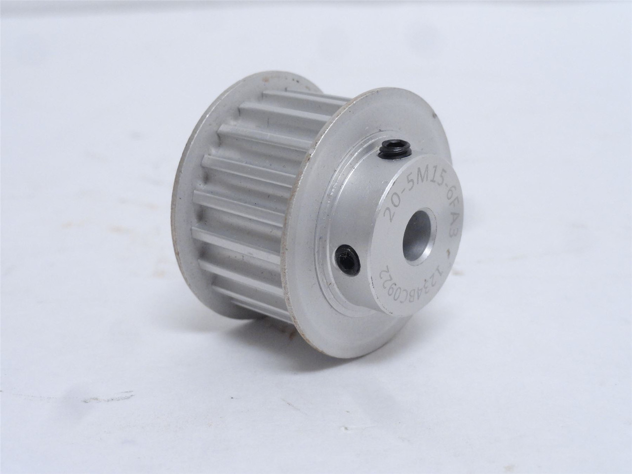 B&B 20-5M15-6FA3; Timing Pulley ; 1/4"ID; 15mm Belt; 20 Teeth