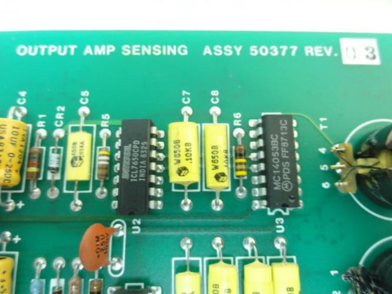 Allen-Bradley 50377; Output Amp Sensing Assy Board; Rev 03
