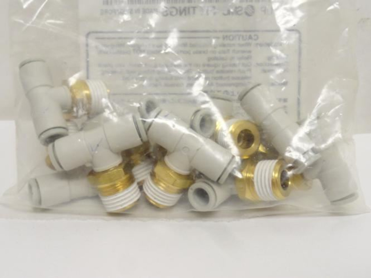 SMC KQ2T06-2AS; Bag-10; Air Tees; 1/4 PTC x 1/4NPT