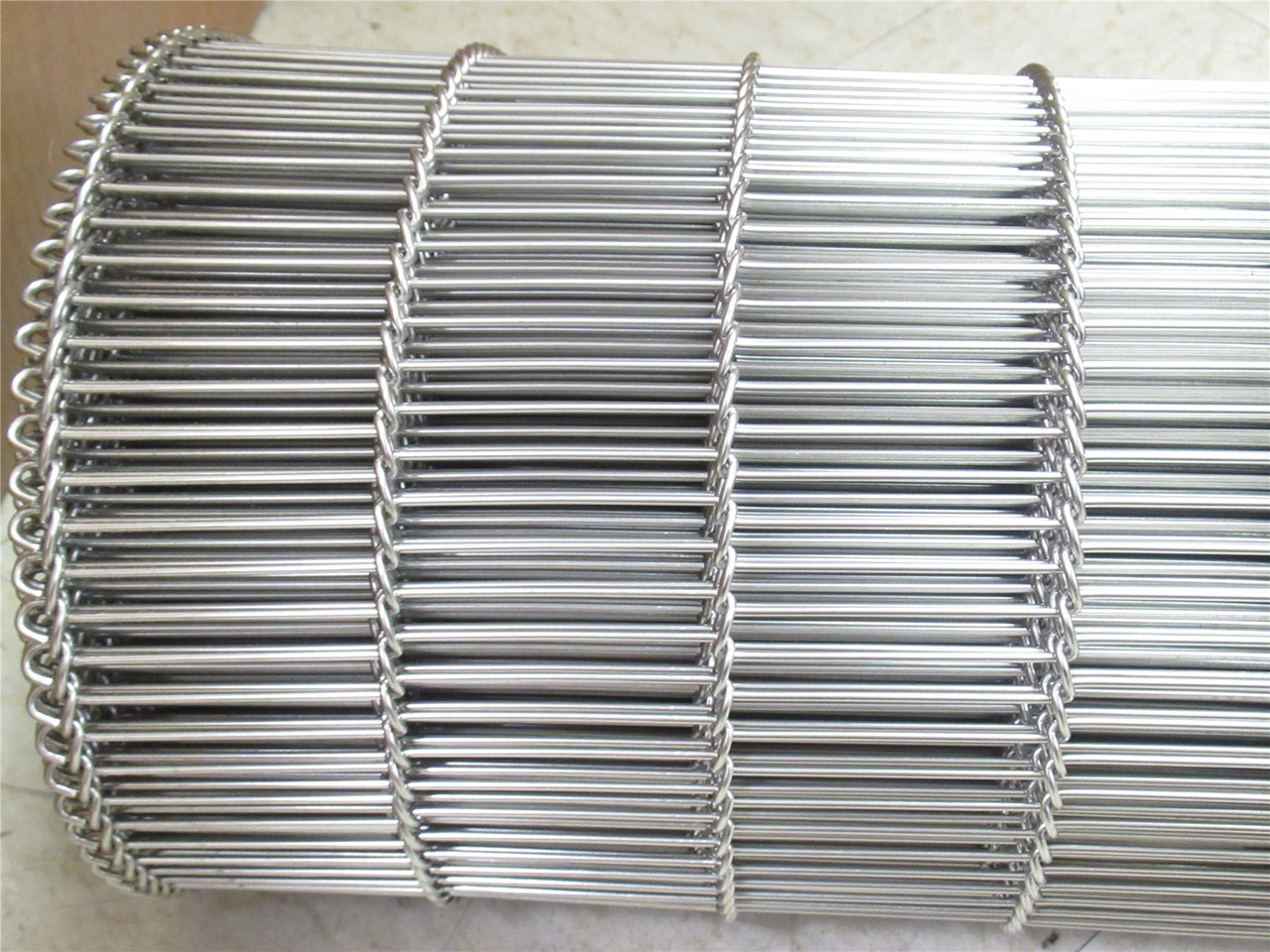 Wirebelt 30X082.040.00W.15SP.CC.SS.EL; Belt SS 40"W x 25'L