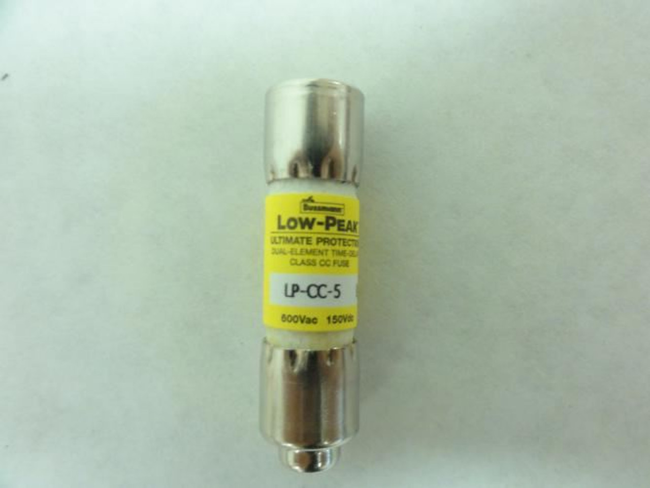 Bussmann LP-CC-5; Fuse; Class CC; 600VAC/150VDC; 5A