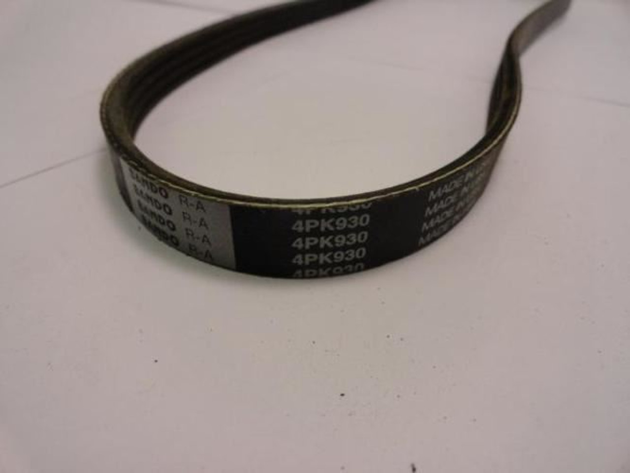 Bando 4PK930; Serpentine Belt 366K4; 4-ribs 36.6"L; 1MGK9