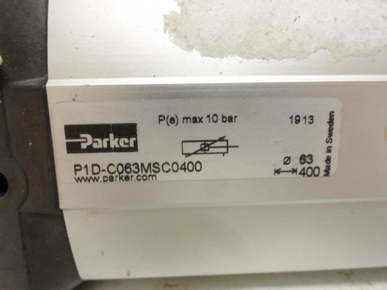 Parker P1D-C063MSC0400; Air Cylinder 63mm Bore x 400mm Stroke