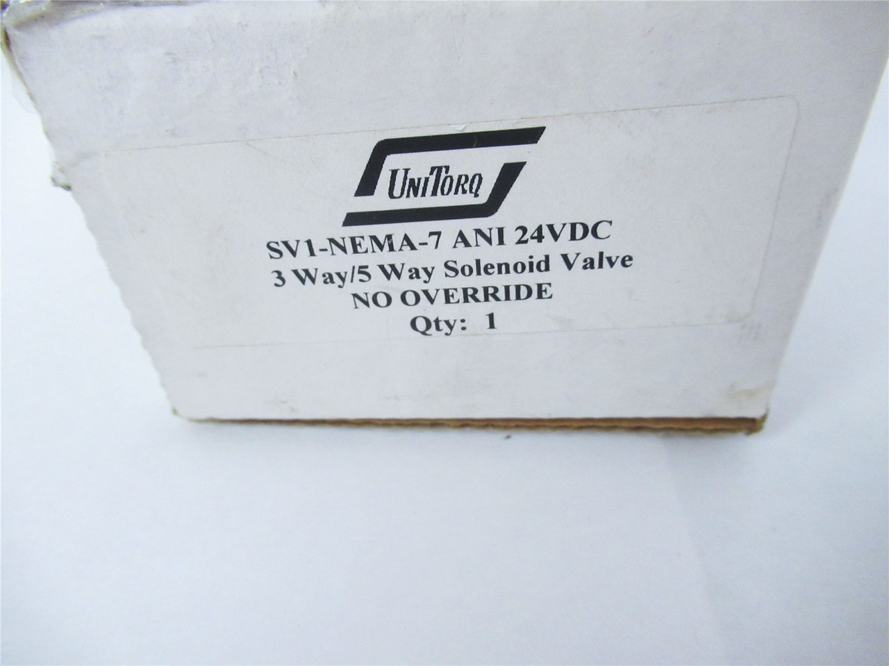 UniTorq SV1-NEMA-7 ; Solenoid Valve 3 way 24VDC