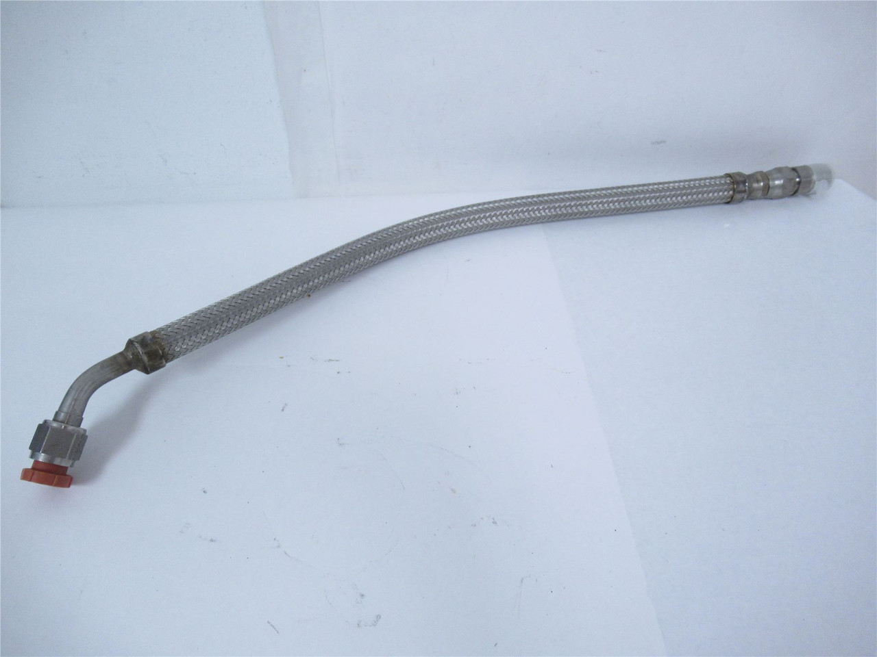 MFG J1C-08; Hydraulic Flex Hose 24" 45Degree