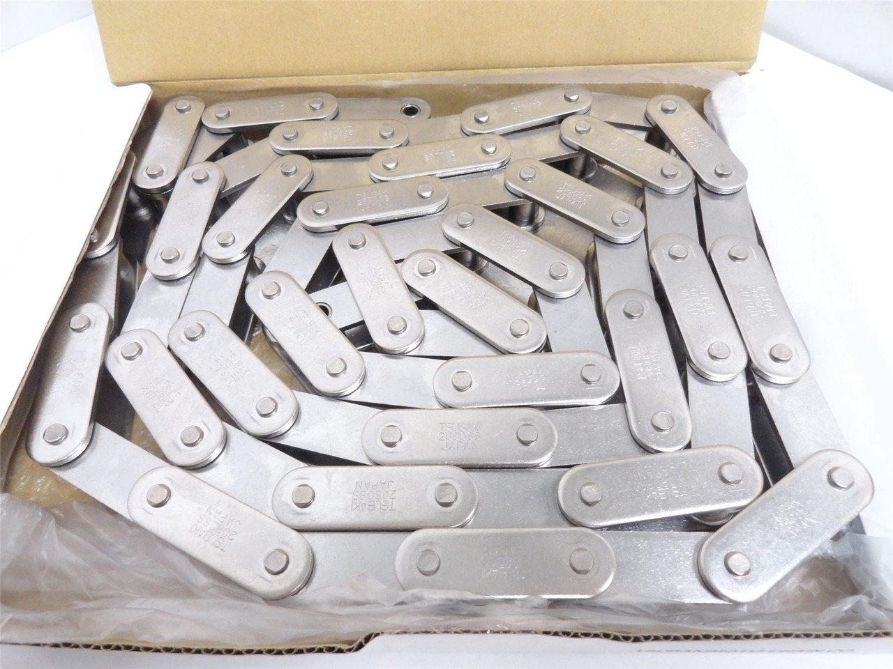 Tsubaki RF2080S-SS-U; Double Pitch Chain; SS; #80; 10' Long