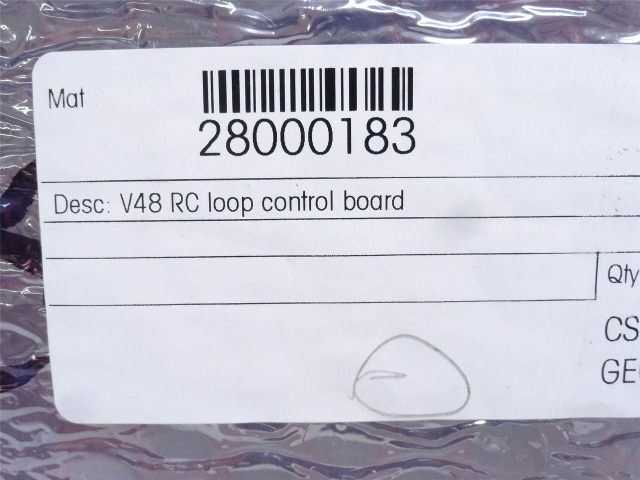 Mettler-Toledo 28000183; V48 RC Loop Control Board