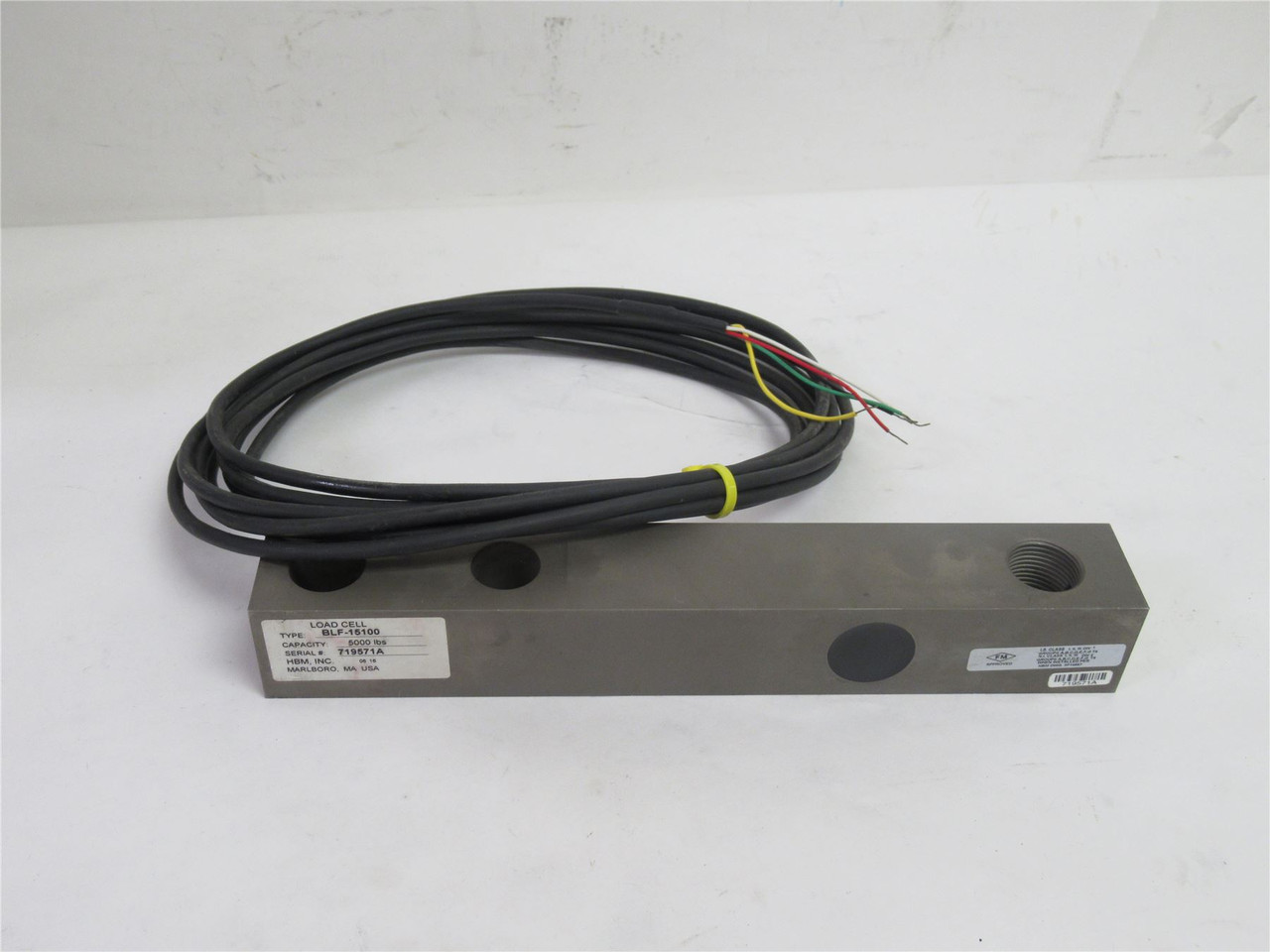 HBM; INC. BLF-15100; LOAD CELL; BLF-15100; CAPACITY: 5000LBS