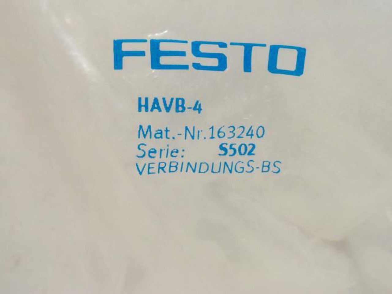 Festo HAVB-4; Lot-2; Mounting Bracket Assemblies 163240