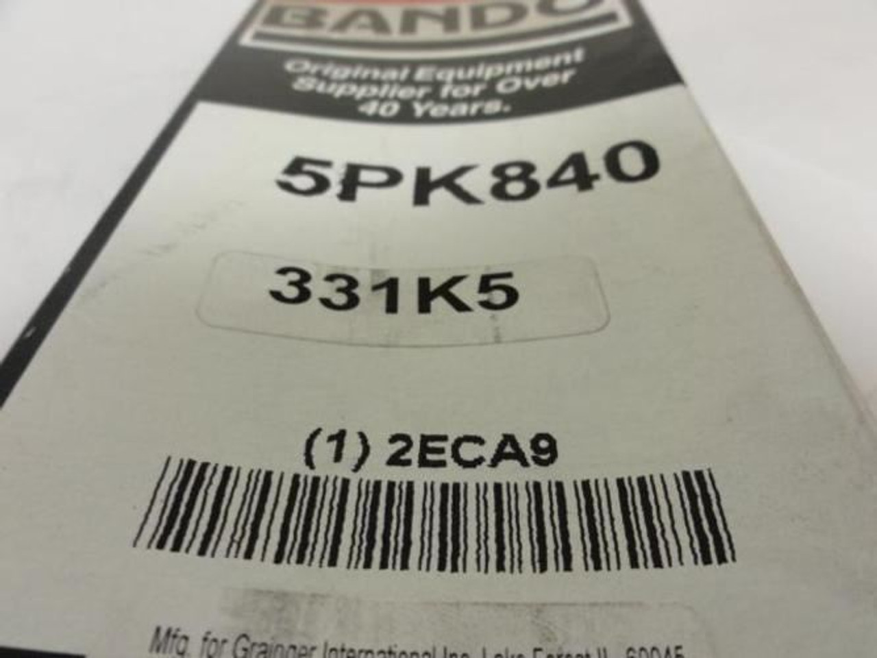 Bando 2ECA9; Serpentine Belt; 5-Rib; 33.1" Long; # 331K5 Bando 2ECA9; Serpentine Belt; 5-Rib; 33.1" Long; # 331K5