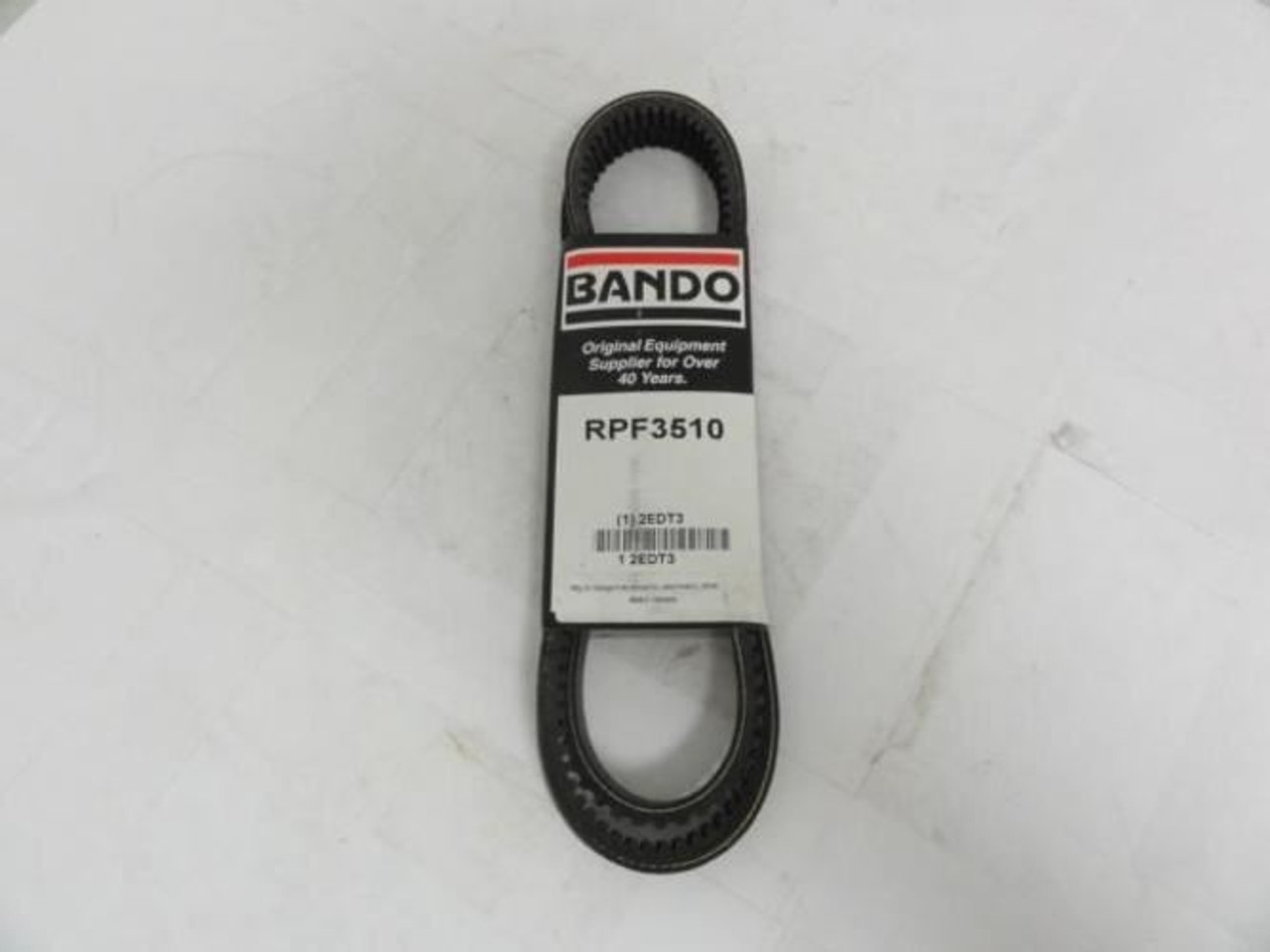 Bando 2EDT3; Auto V-Belt; Industry Number RPF3510 Bando 2EDT3; Auto V-Belt; Industry Number RPF3510