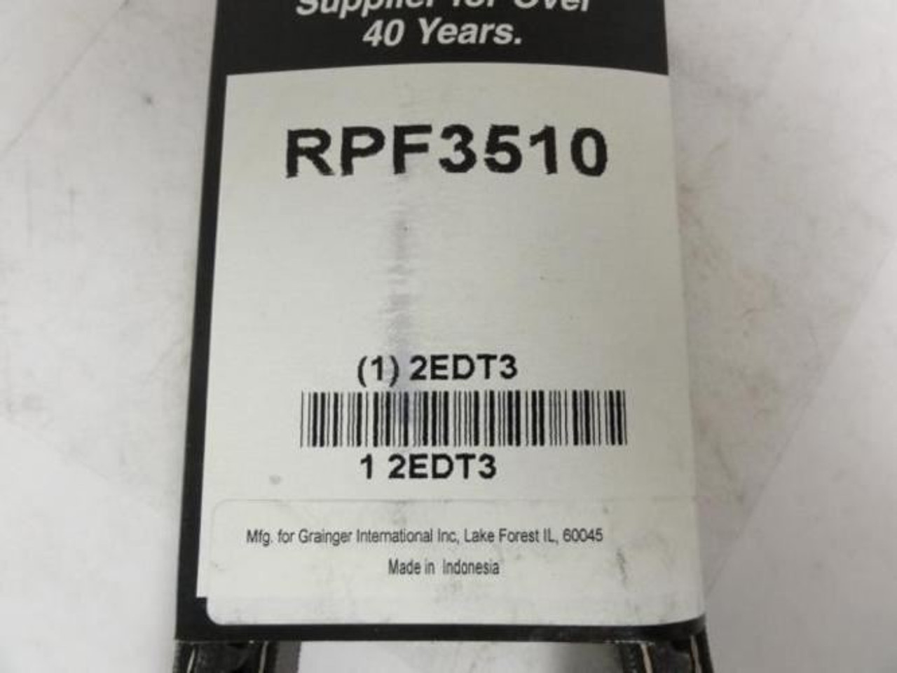 Bando 2EDT3; Auto V-Belt; Industry Number RPF3510 Bando 2EDT3; Auto V-Belt; Industry Number RPF3510