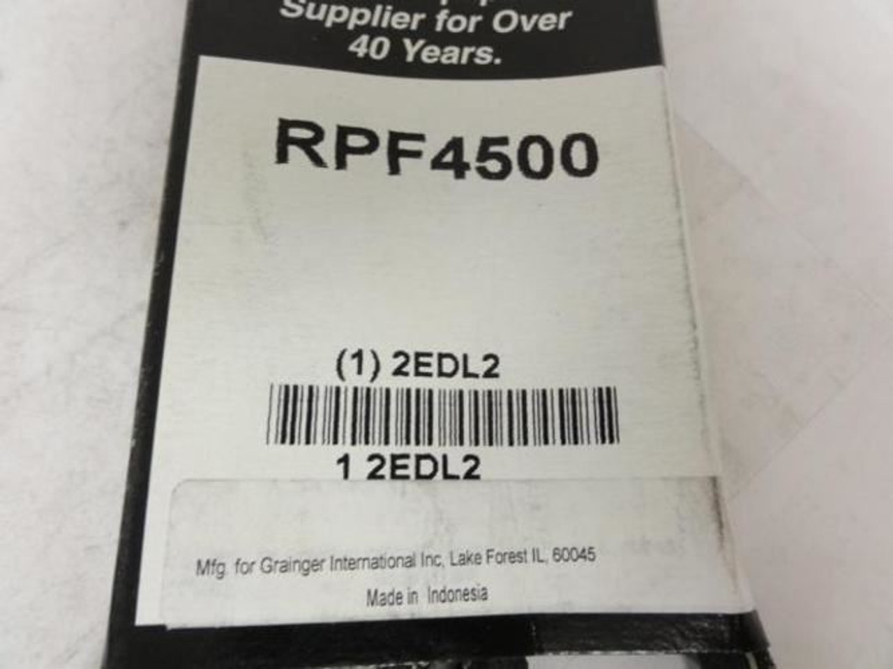 Bando 2EDL2; Auto V-Belt; Industry Number RPF4500 Bando 2EDL2; Auto V-Belt; Industry Number RPF4500