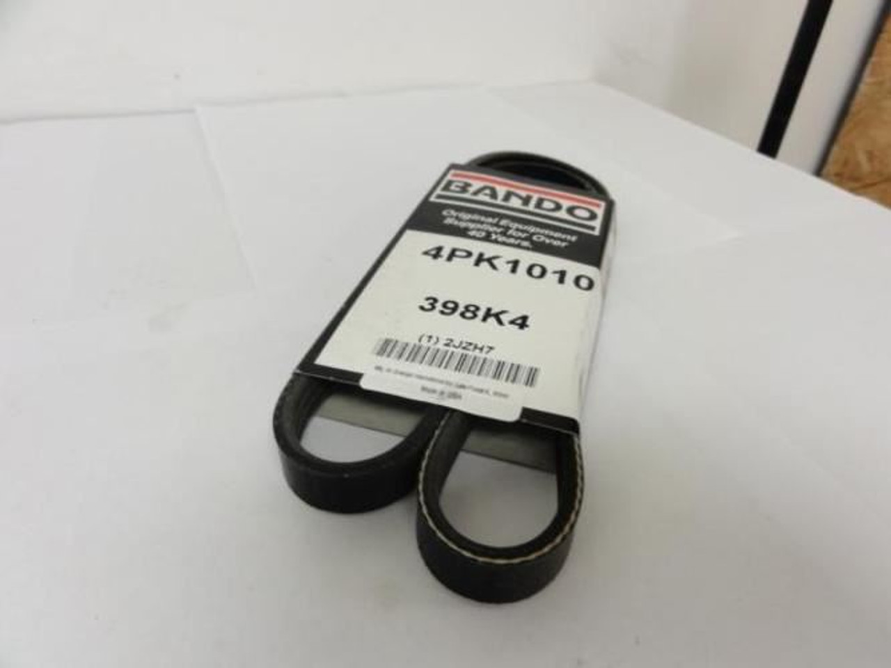 Bando 4PK1010; Serpentine Belt 398K4; 4-ribs 39.8"L; 2JZH7 Bando 4PK1010; Serpentine Belt 398K4; 4-ribs 39.8"L; 2JZH7