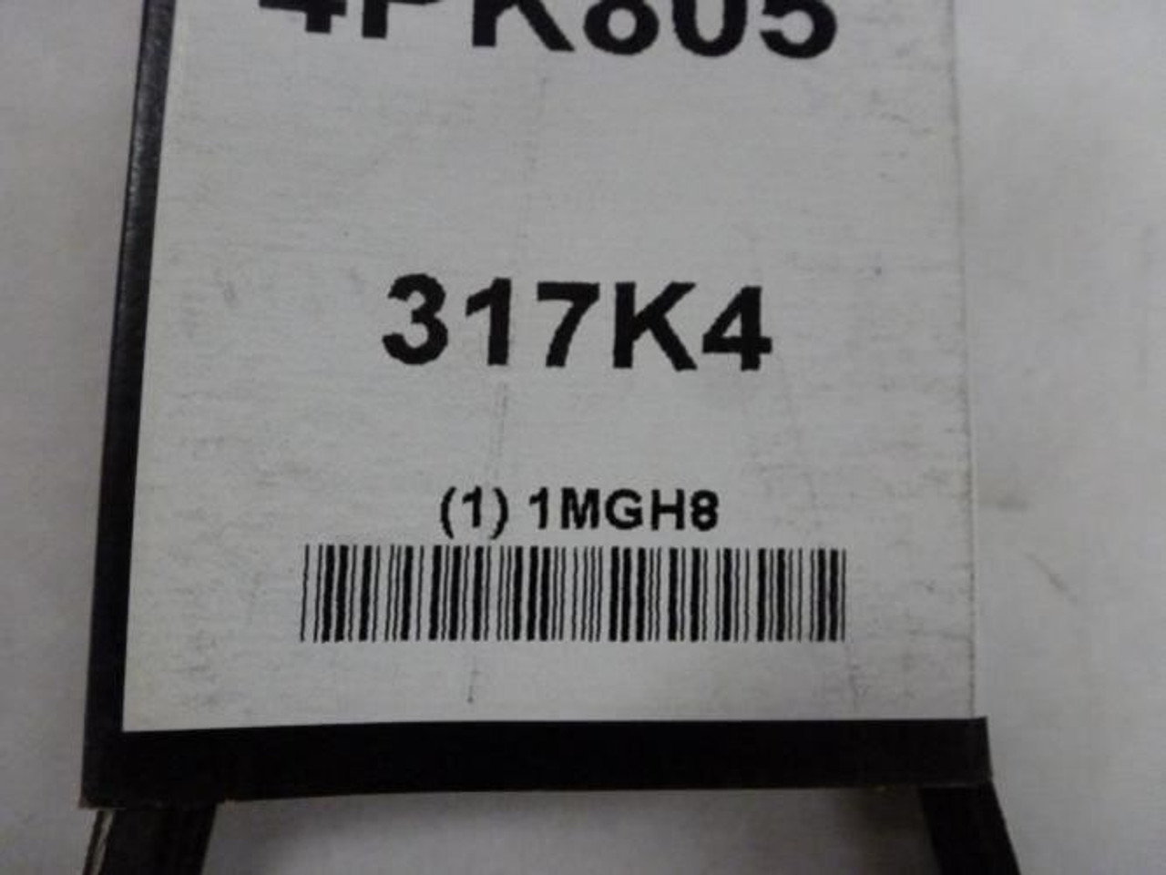Bando 4PK805; Serpentine Belt 317K4; 4-ribs 31.7"L; 1MGH8 Bando 4PK805; Serpentine Belt 317K4; 4-ribs 31.7"L; 1MGH8