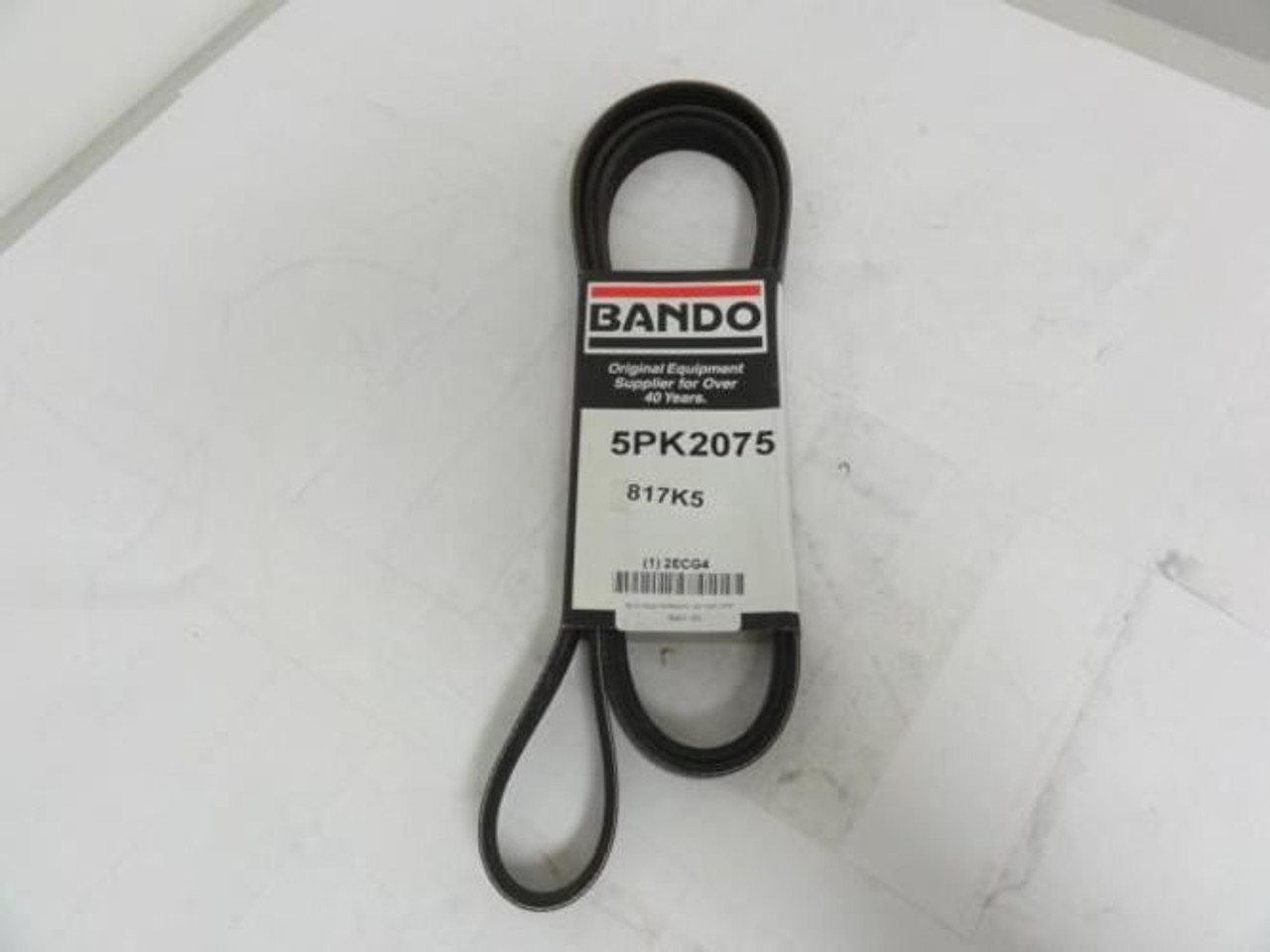 Bando 5PK2075; Serpentine Belt; Industry Number 817K5 Bando 5PK2075; Serpentine Belt; Industry Number 817K5