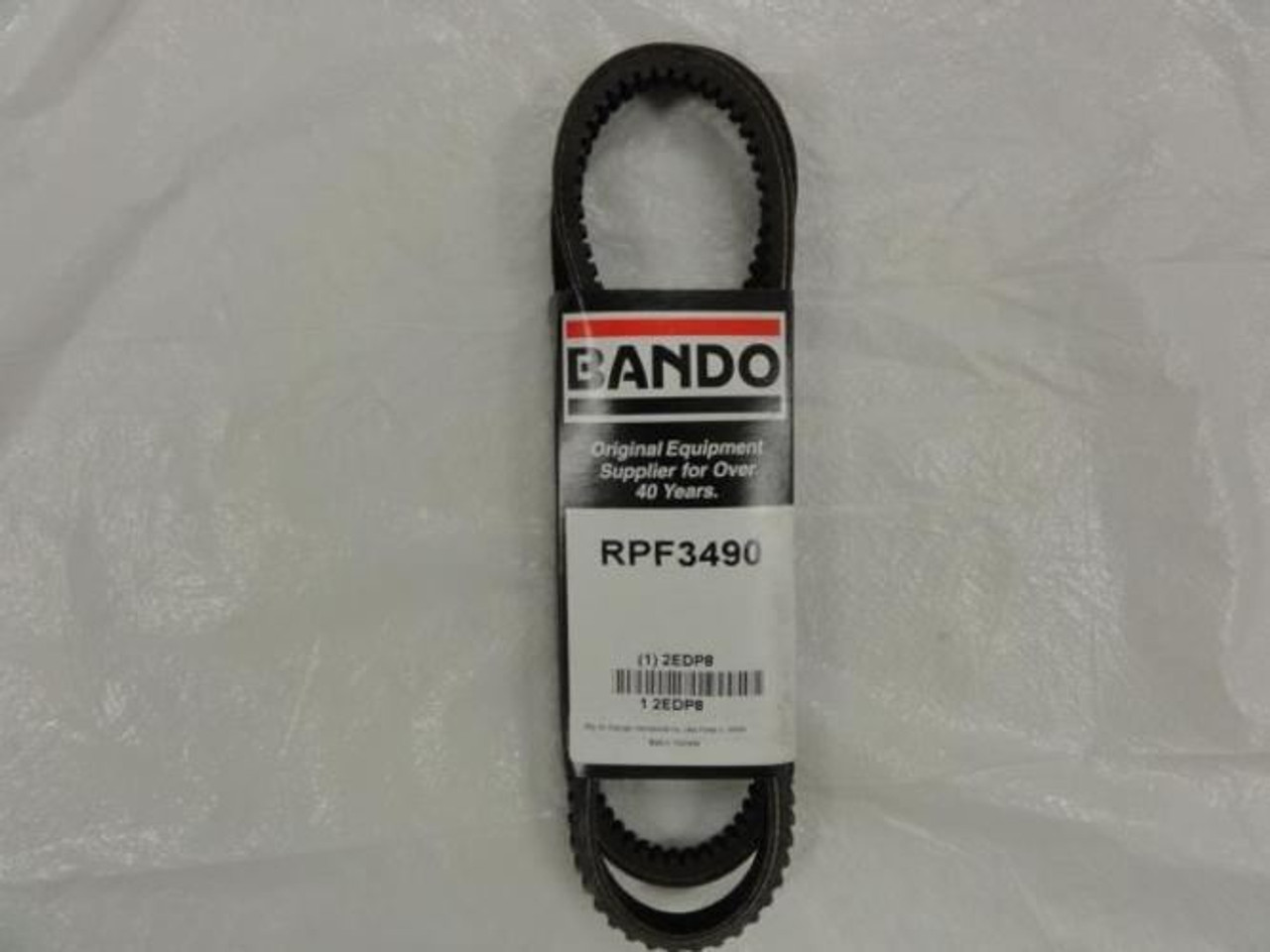 Bando 2EDP8; Auto V-Belt; Industry Number RPF3490