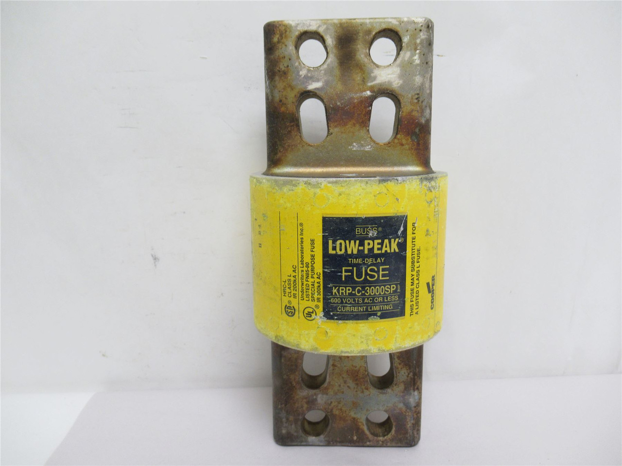 Bussmann KRP-C-3000SP; Time Delay Fuse; 3000A; 600VAC/300VDC