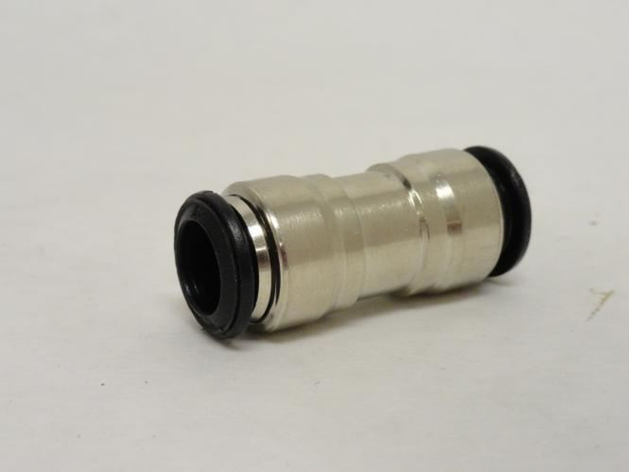 Alpha 50040N-10; Lot-2; Tube Union; 10mm; Nickel Plate Brass