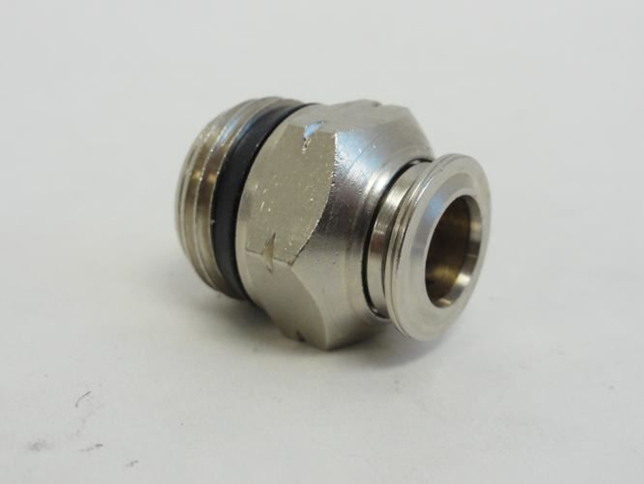 MFG- 87000-06-08; Male Push Connector; # 6 Tube x 1/2 BSPT