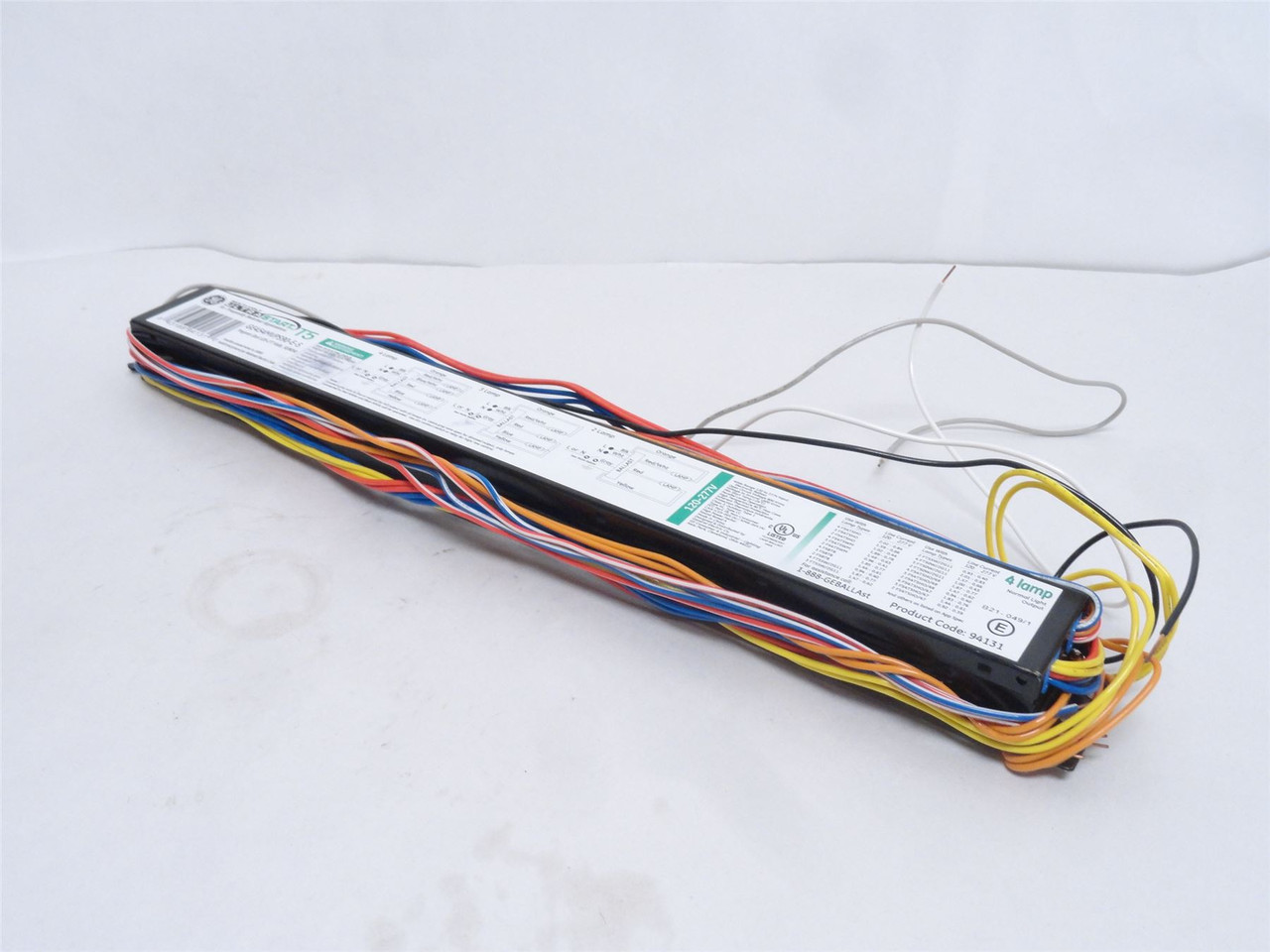 GE GE454MVPS90-E-S; Fluorescent Ballast; 120/277VAC; 4-Lamp