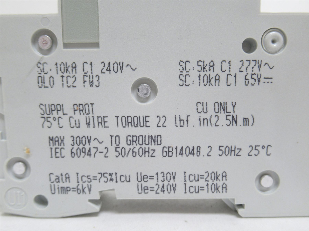 Schneider 24428; Circuit Breaker; 4A; 240VAC/60VDC; 1P
