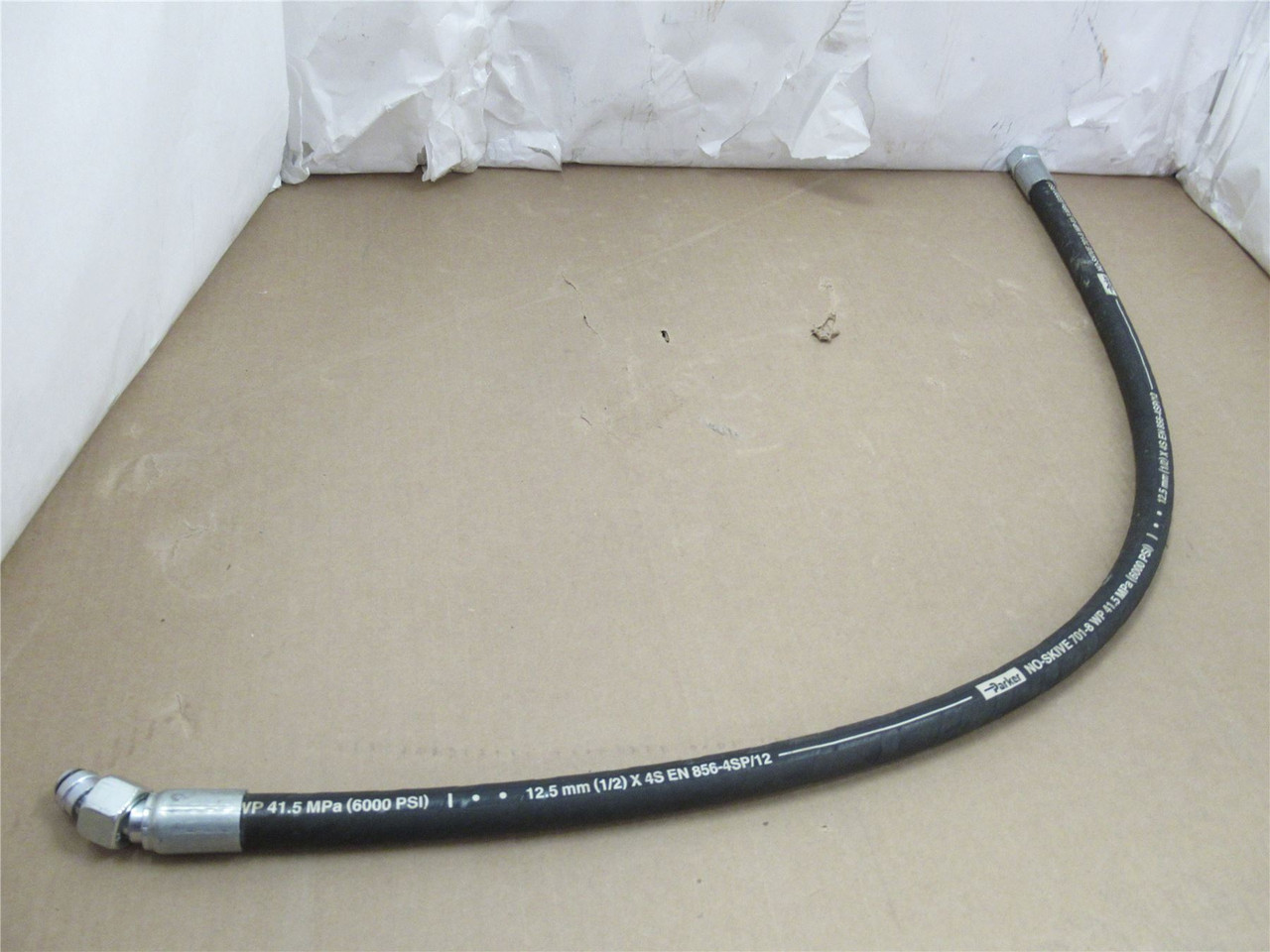 Parker F797TCC90C1616849; Hydraulic Hose;1/2"NPT X 49"L